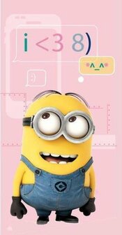 09555 Minions Badlaken Phone 70 X 140 Cm