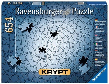 159642 Ravensburger Krypt Puzzel Silver 654 stukjes