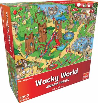 71403 Goliath Puzzel Wacky World Kids Playground 1000 Stukjes