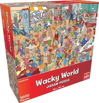 71405 Goliath Puzzel Wacky World Lunchroom 1000 Stukjes