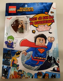 7321 LEGO Super Heroes Boek Sluit je aan bij de Superhelden + Batman poppetje