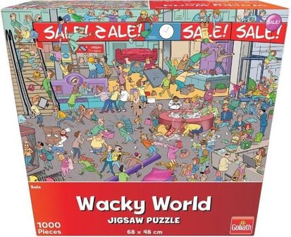 71401 Goliath Puzzel Wacky World Sale 1000 Stukjes 