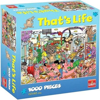 71423 Goliath Puzzel That&#039;s Life Pet Store 1000 Stukjes