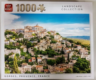 55981 KING Puzzel Gordes Provence 1000 Stukjes