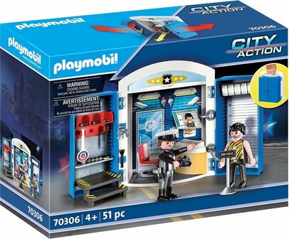 70306 PLAYMOBIL City Action Speelbox Politiestation