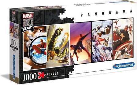 39546 Clementoni Puzzel Marvel 80 Years Karton 1000 Stukjes