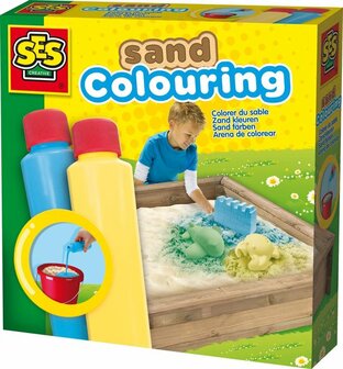 02212 SES Zand Kleuren Blauw En Geel