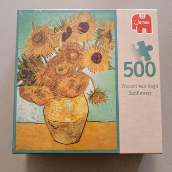 81867 JUMBO Puzzel Vincent van Gogh Sunflowers 500 Stukjes
