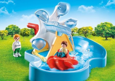 70268 PLAYMOBIL 1.2.3. Aqua Waterrad Met Carrousel