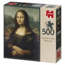 81866 Jumbo Puzzel Mona Lisa 500 Stukjes