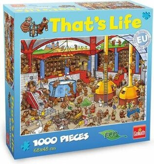 71329 Goliath Puzzel  That&#039;s Life Brewery 1000 Stukjes