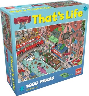 71385 Goliath Puzzel That&#039;s Life Verhuizing 1000 Stukjes