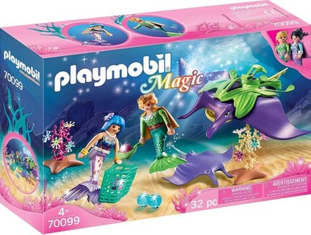 70099 PLAYMOBIL Magic Parelvissers Met Roggen