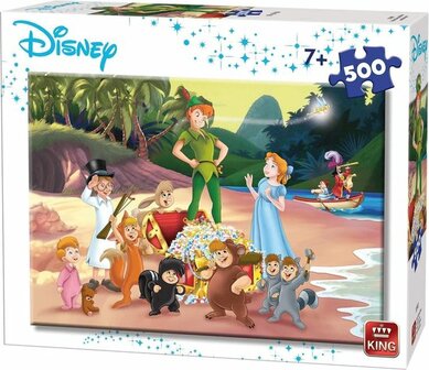 55913 KING Puzzel Disney Peter Pan 500 Stukjes