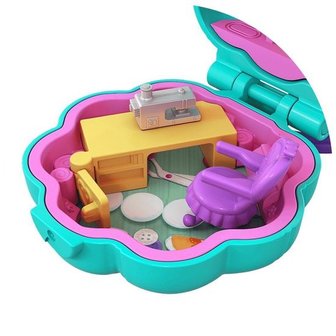 38110 Mattel Polly Pocket Tiny Pocket Places Lila&#039;s Kledingkast