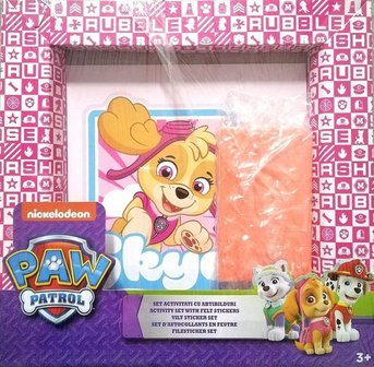 2021 Nickelodeon Paw Patrol - Vilt Sticker Set - Vanaf 3 jaar