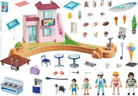 70279 PLAYMOBIL Family Fun IJssalon aan de haven