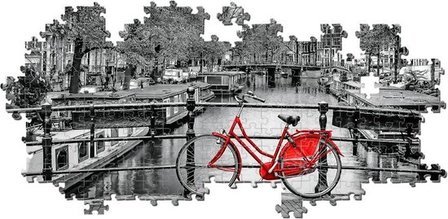 39440 Clementoni legpuzzel Amsterdam Fiets 1000 stukjes