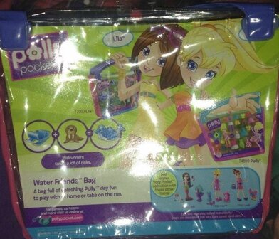 26132 Polly Pocket Water Friends Lila Zeemeerminpop met Wal-runners Walrus