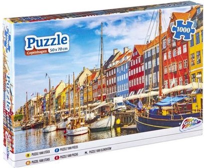 62525 Grafix Puzzel Kopenhagen 1000 Stukjes