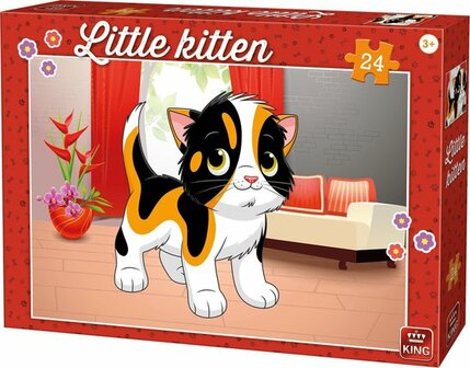 05797 King Puzzel Little Kitten At Home 24 Stukjes