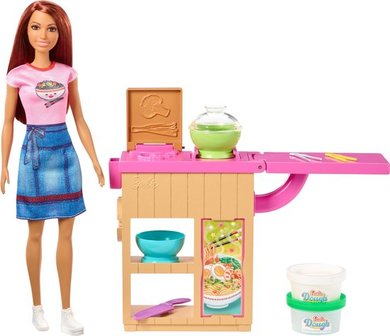 95301 Mattel Barbie Noodlebar Pop en Speelset - Barbiepop