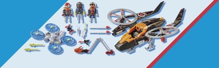 70023 PLAYMOBIL Galaxy Police Galaxy piratenhelikopter