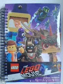15835 Lego Movie Notebook - notitieboek - schrift - ringband - A5