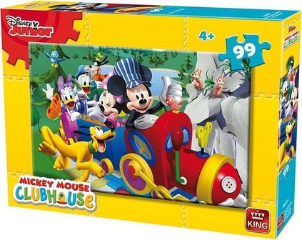 4010B King Disney Junior Puzzel Mickey Mouse Clubhouse 24 Stukjes