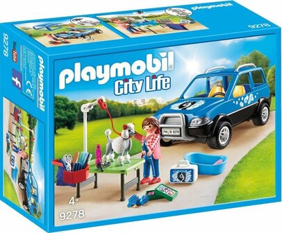 9278 PLAYMOBIL City Life Mobiele hondensalon