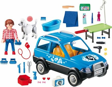 9278 PLAYMOBIL City Life Mobiele hondensalon