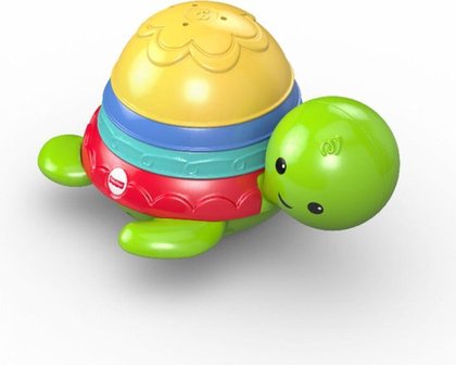 19456 Fisher-Price stapelen &amp; zeven badschildpad badspeeltje