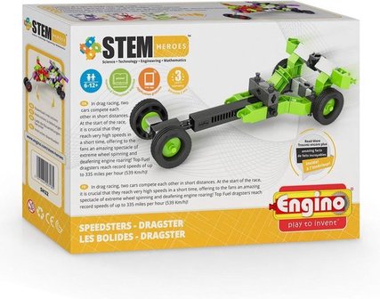 32 Engino Stem Heroes Dragster