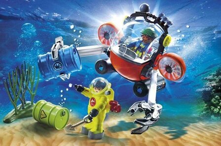 70142 PLAYMOBIL City Action Redding op zee: omgevingsmissie met duikboot