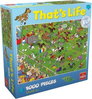 71357 Goliath Puzzel That&#039;s Life Puzzel Melbourne Cup 1000 stukjes