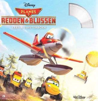 16856 Disney Planes 2  Lees- en luisterboek met Cd Redden &amp; Blussen