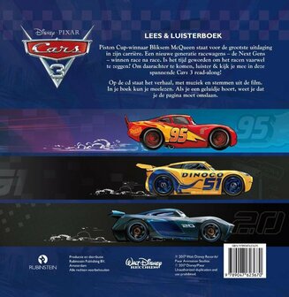 23670 Disney Cars 3 Lees- en luisterboek met Cd 