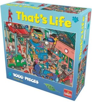 71387 Goliath Puzzel That&rsquo;s Life Garage 1000 Stukjes