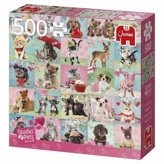 81901 Jumbo Puzzel Studio Pets Lovely Day 500 Stukjes