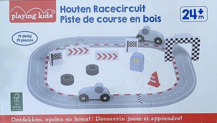 34006 Houten racecircuit speelgoed Playing kids