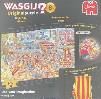 81857 Jumbo Puzzel Wasgij Original8 Vloed! 950 stukjes