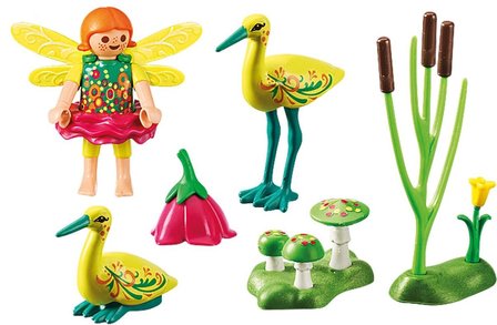 9138 PLAYMOBIL Fairies Elfje met ooievaars