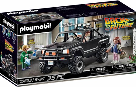 70633 PLAYMOBIL Back To The Future Marty&#039;s pick-up truck