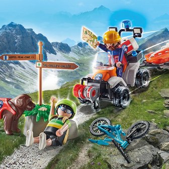 70662 PLAYMOBIL Rescue Action Mountain Biker Rescue