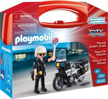 5648 PLAYMOBIL City Action Police Carry Case