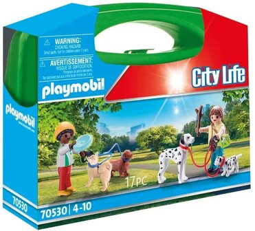 70530 Playmobil City Life Puppy Speeltijd Speelkoffer