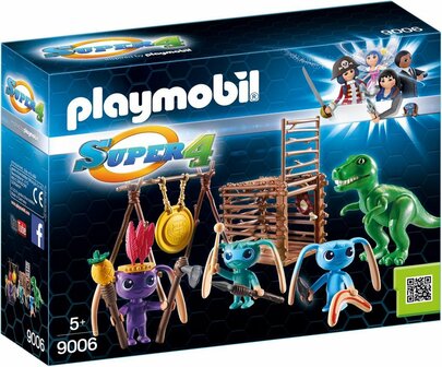 9006 PLAYMOBIL Alien krijgers met T-Rex