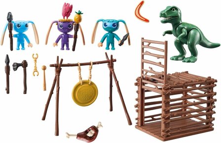 9006 PLAYMOBIL Alien krijgers met T-Rex