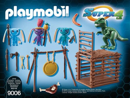 9006 PLAYMOBIL Alien krijgers met T-Rex