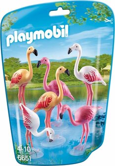 6651 PLAYMOBIL Groep flamingo&#039;s